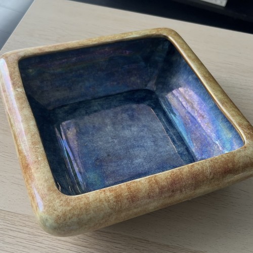 Antique 1930s Grimwades Byzanta Ware Square Bowl