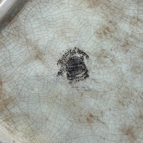 Antique 1930s Grimwades Byzanta Ware Square Bowl - photo 3