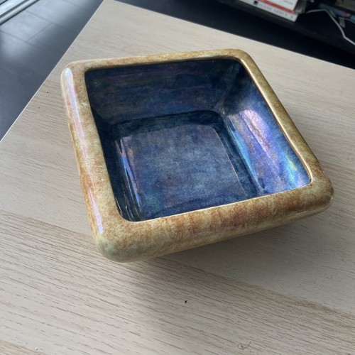 Antique 1930s Grimwades Byzanta Ware Square Bowl - photo 5
