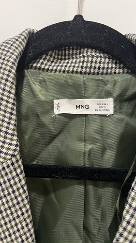 Mango Plaid Blazer - photo 3