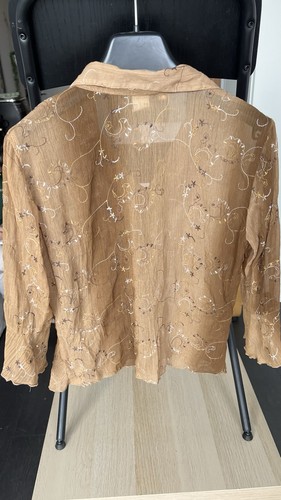ruffle Brown tops for women y2k - photo 3