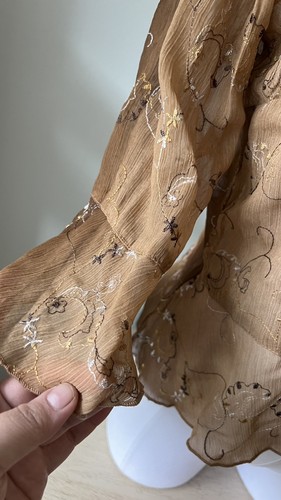 ruffle Brown tops for women y2k - photo 5