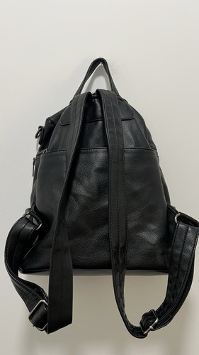 leather backpack women - photo 5