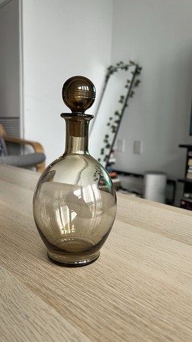 Smoked Glass Decanter