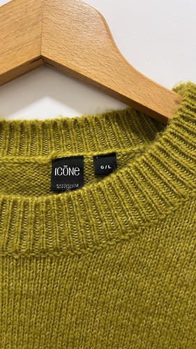Icone Beautiful Sage Green Sweater Size Large - photo 5