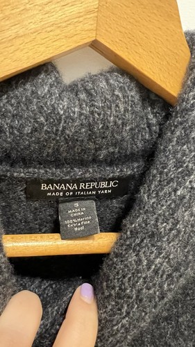 banana republic extra fine merino wool sweater - photo 2