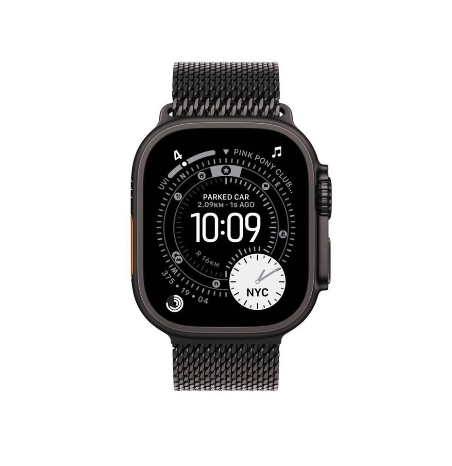 Titanium Apple 49mm Watch Strap | Black - photo 3