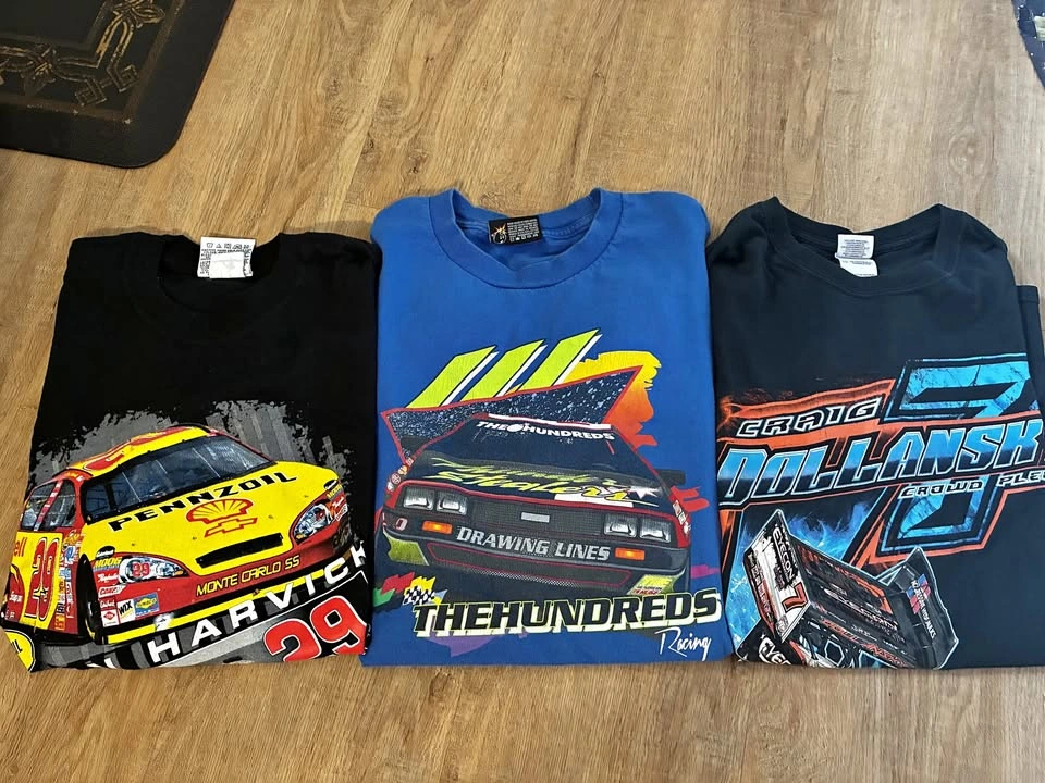 Vintage Y2K Racing t-shirts