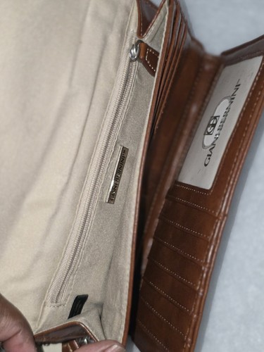 Gianfranco Bernini Women’s Brown Solid Wristlet Wallet - photo 2