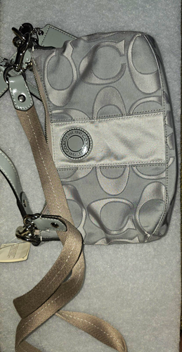 Gray Coach Hobo Bag
