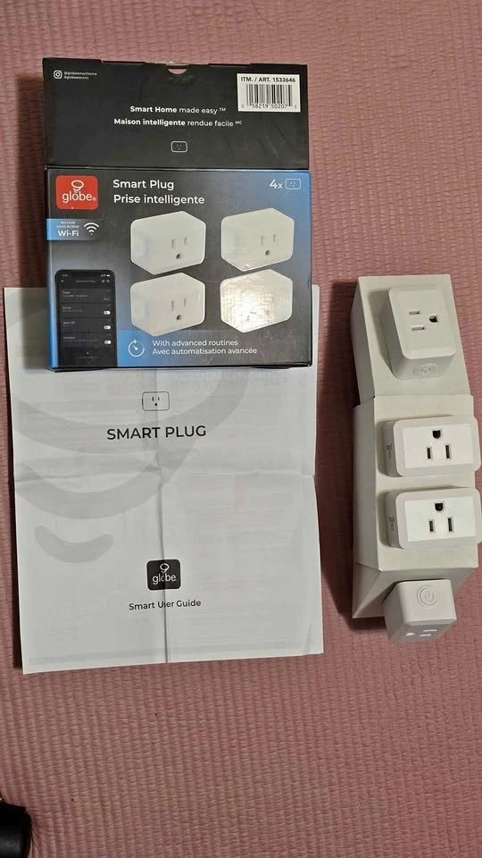 Smart Plug 4-Pack, Globe Electric