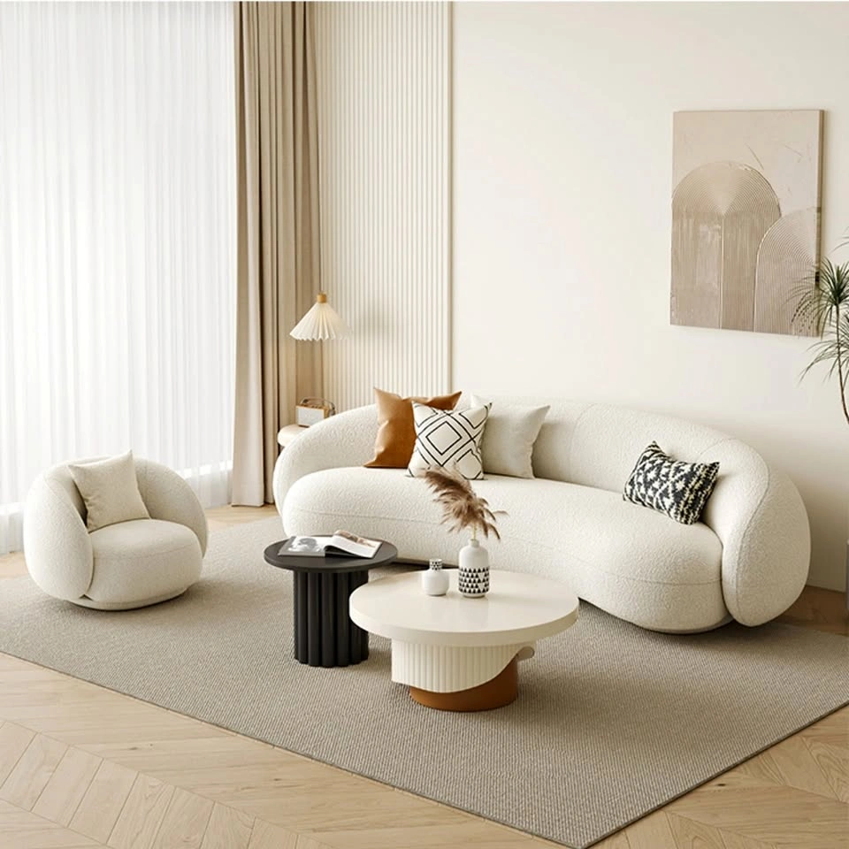 Trendy Minimalist Cloud Curve Sofa