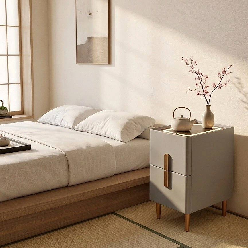 C4221 CBD034 Smart LED Nightstand with Wireless Charging