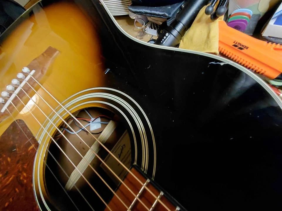 Epiphone AJ-210CE VS Acoustic/Electric Guitar - photo 4