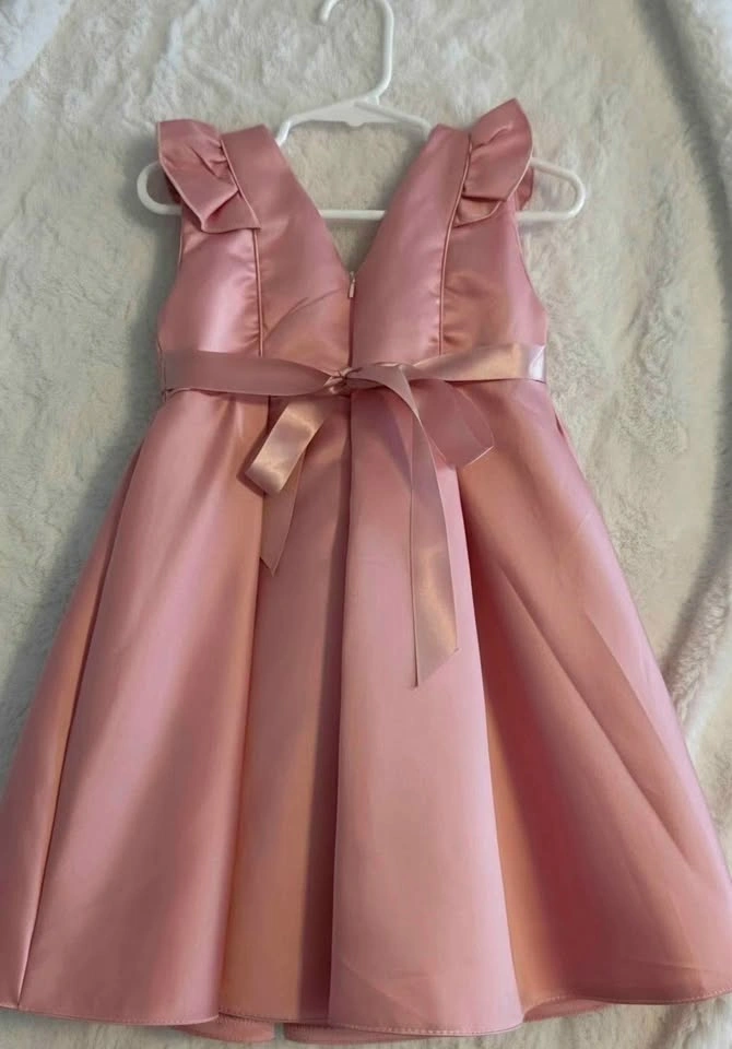 Toddler Girls Sequin Bow Back Gown Dress - photo 2