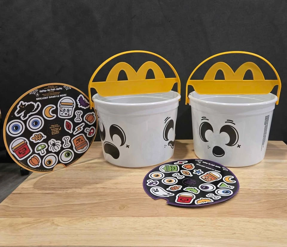 2 Mcdonald's Trick-or-Treat Buckets