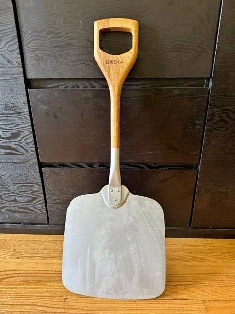 BOSKA Wooden Handle Pizza Peel Shovel (Aluminum & Oak)
