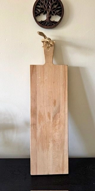 Large European Wooden Charcuterie Board / Tapas Serving Paddle