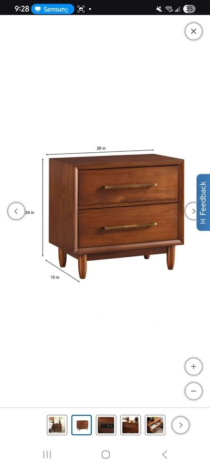 Northridge Home Marina Del Rey Nightstand set of 2 - photo 3