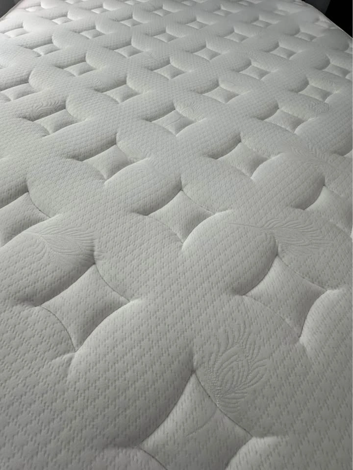 White Quilted Mattress and Box Spring Set - photo 3