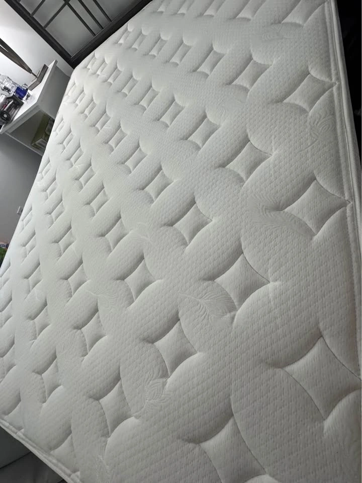White Quilted Mattress and Box Spring Set - photo 4