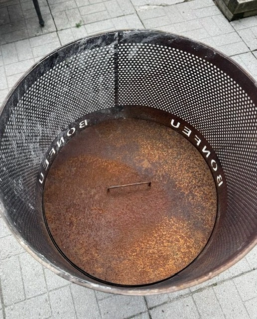BonFeu BonVes Outdoor Fire Pit & BBQ Grill – Authentic Rust Look - photo 4