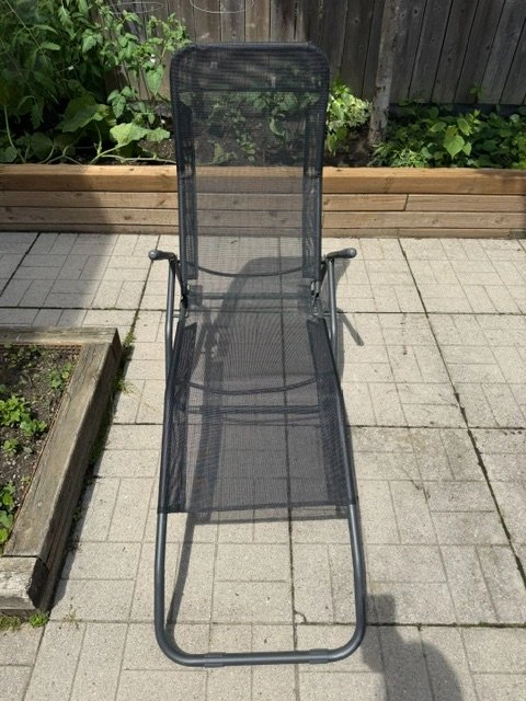 JYSK LOMMA Outdoor Chaise Lounge Chair – Black - photo 2