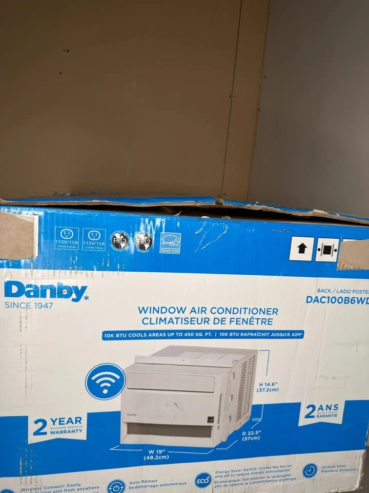 Danby 10,000 BTU Window Air Conditioner – Cools up to 450 sq. ft - photo 3