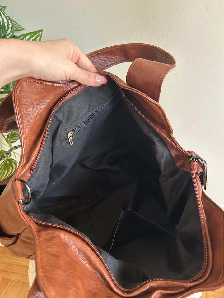 Camel brown everyday tote bag - photo 5