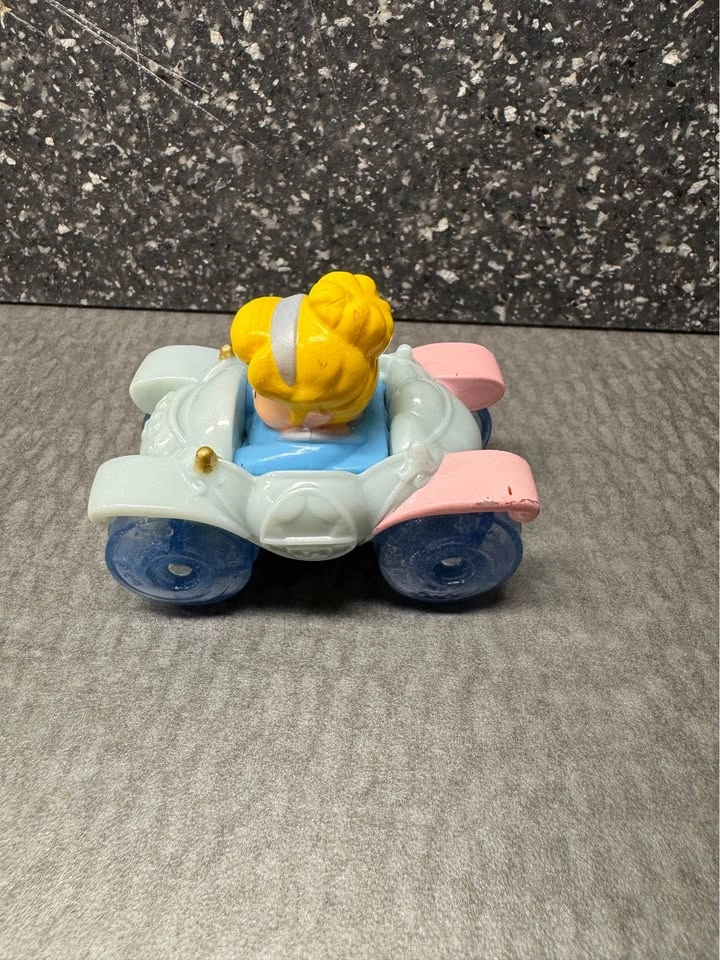 Rare Little People Cinderella Wheelies car - photo 3