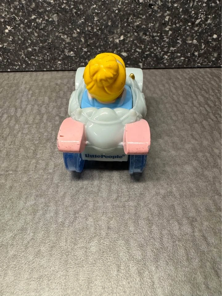 Rare Little People Cinderella Wheelies car - photo 4