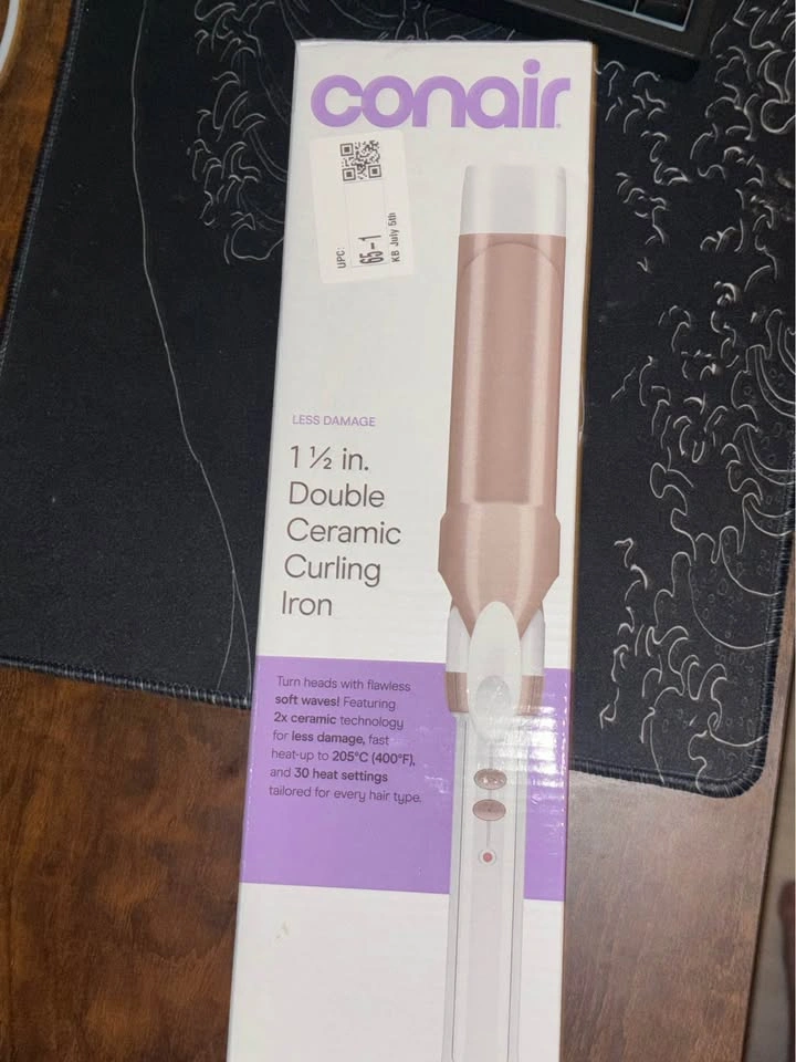 Conair Double Ceramic Curling Iron, 1.5-in Barrel - photo 4