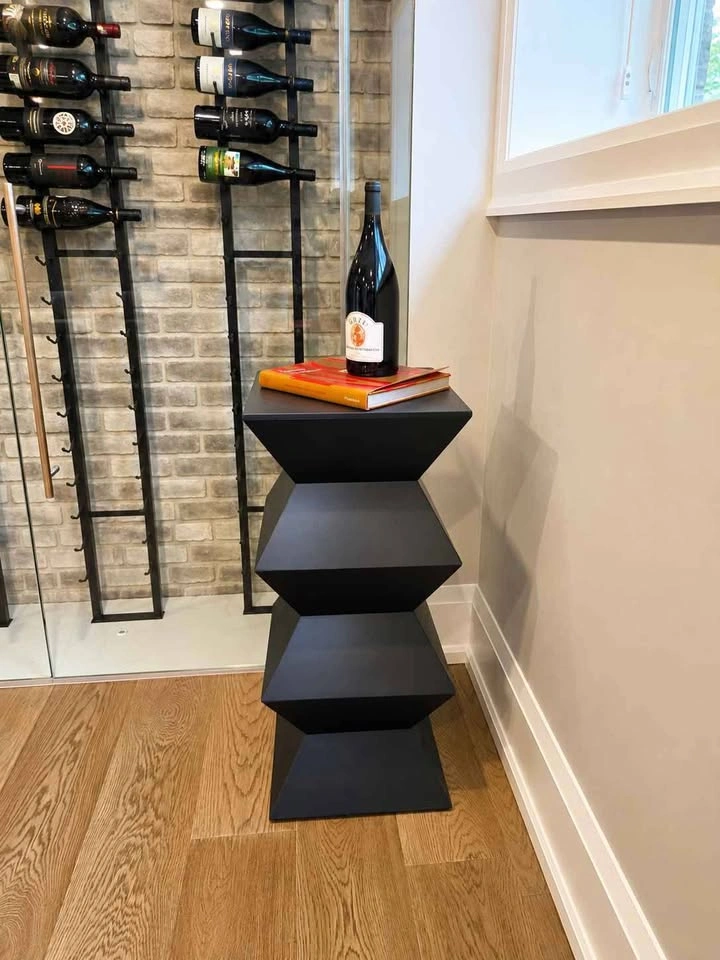 Modern Designer Black Geometric Pedestal Display Stand 36" - photo 5