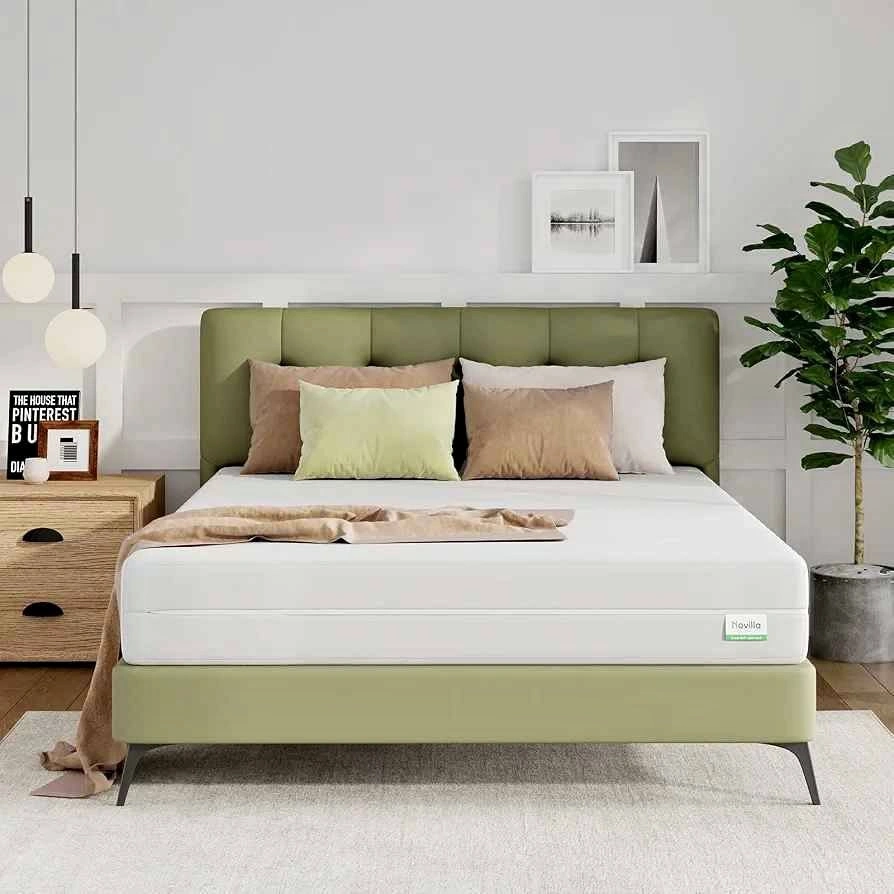 NEW Novilla Queen 10" Flippable Foam Mattress + Free Sheets