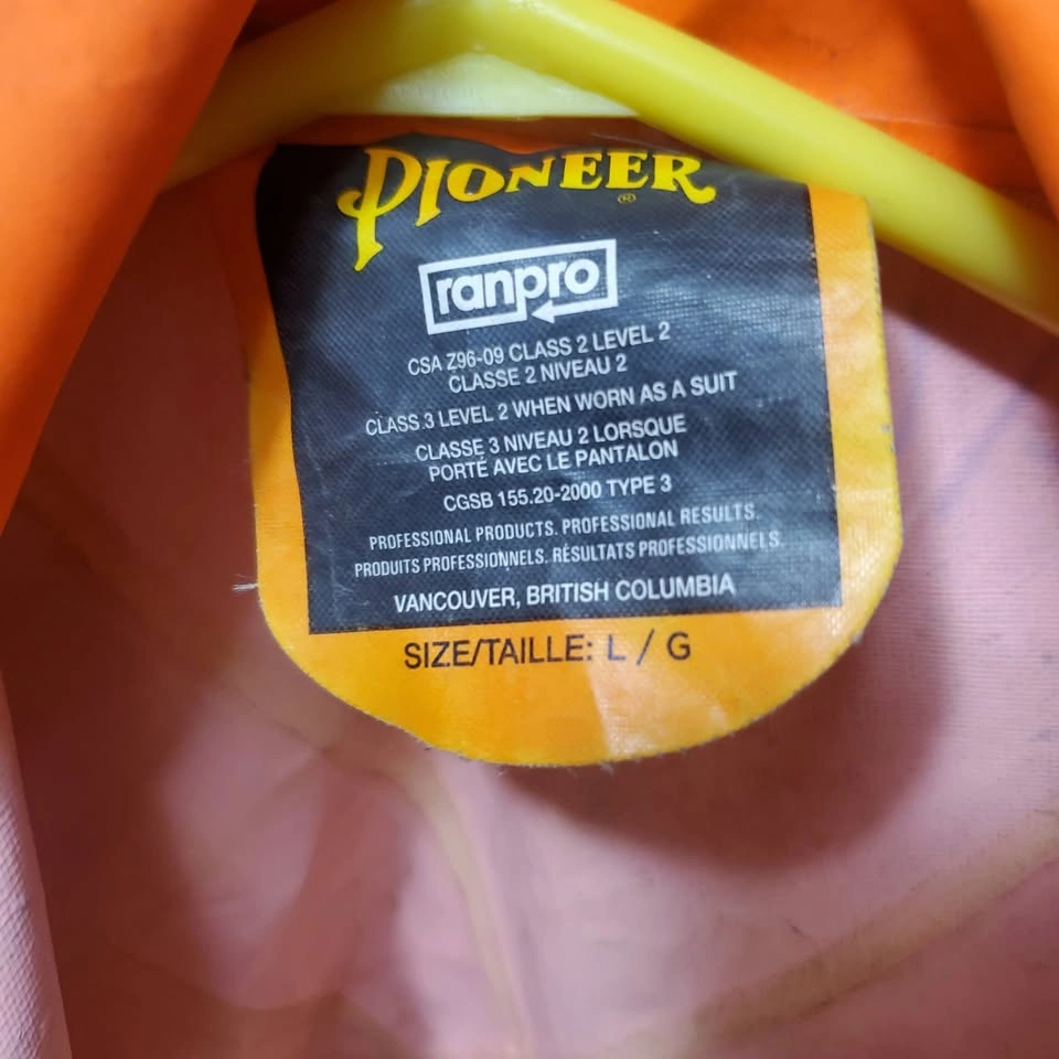 Pioneer high-vis waterproof fireproof raingear jacket - photo 2