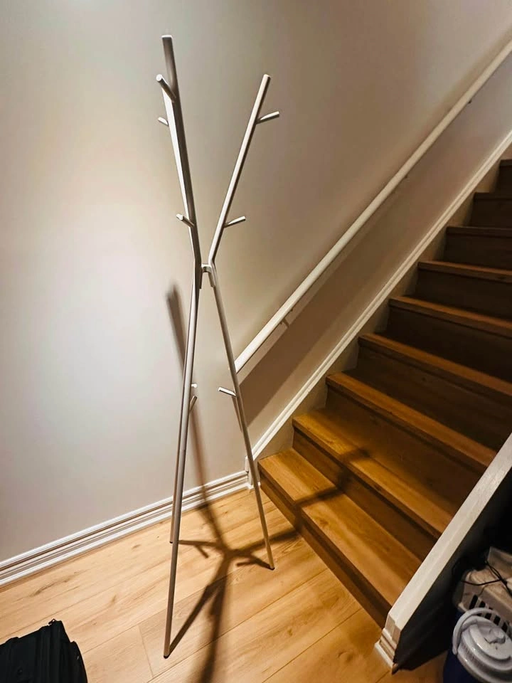 [USED] IKEA EKRAR Hat & Coat Stand – White - photo 2