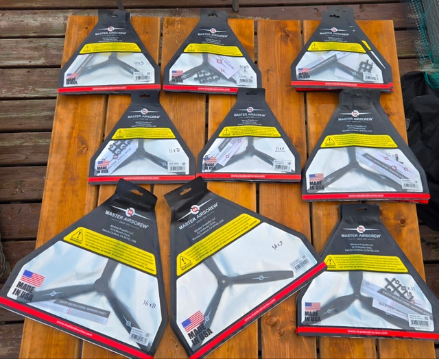 3 Blade Propellers for RC Airplanes