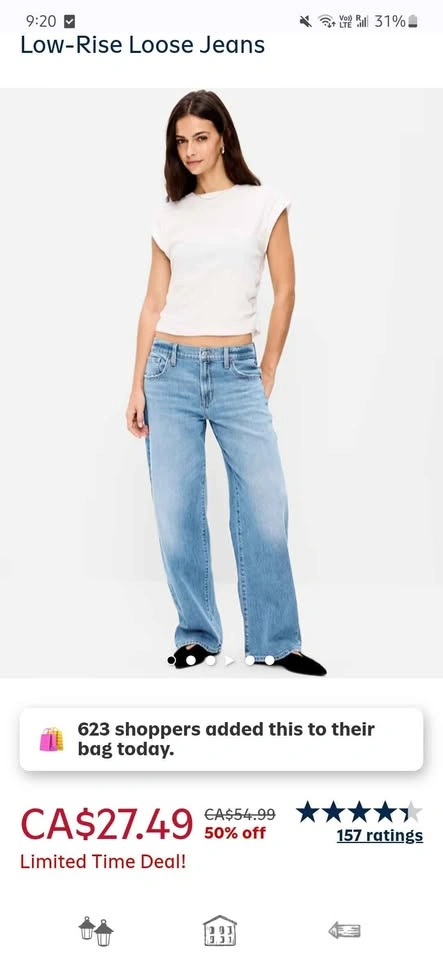 Old Navy Low Rise OG Loose Jeans (Women) - photo 2