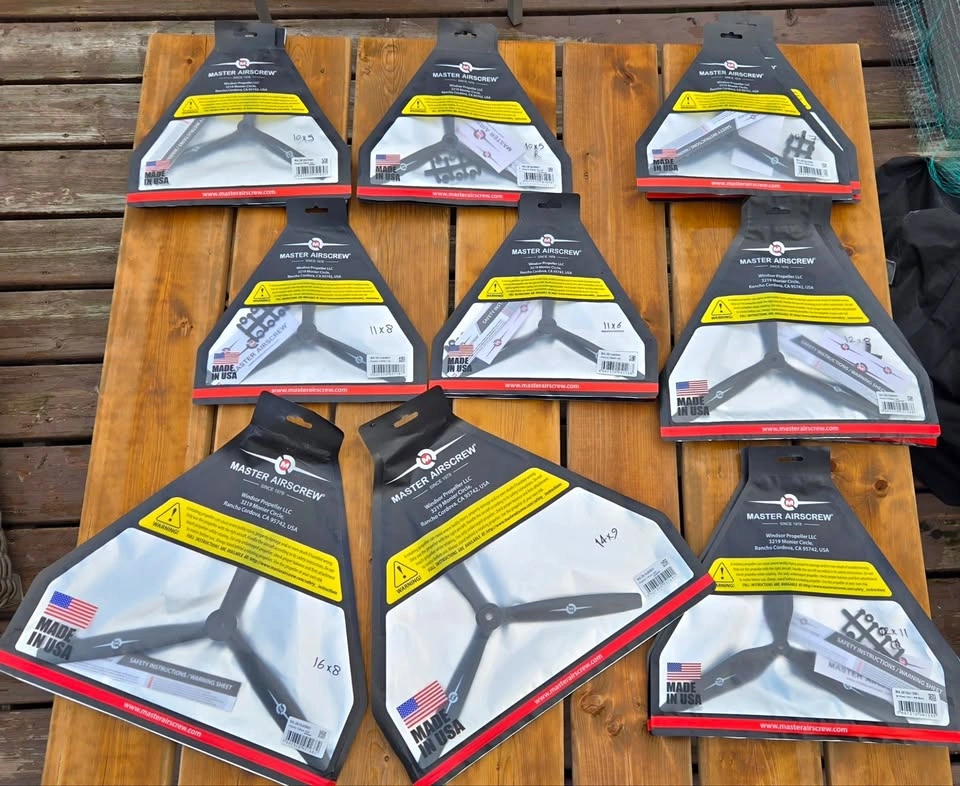 3 Blade Propellers for RC Airplanes