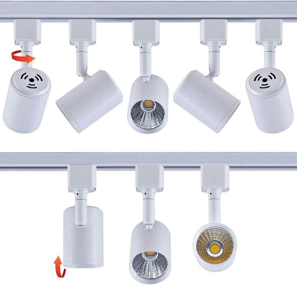 mirrea 6-Pack LED Track Lighting Heads (White)