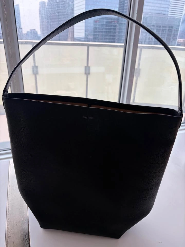 The Row Large N/S Park Leather Tote Bag - photo 2