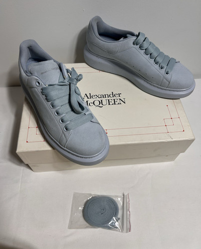 Alexander McQueen Men's Sneakers US 9 Blue Suede New