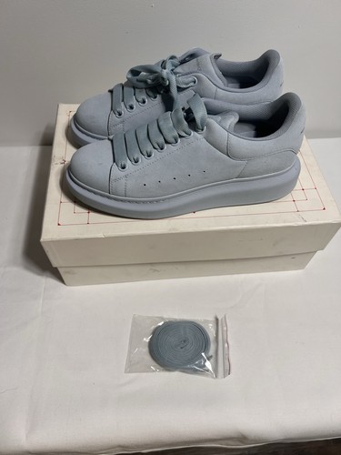 Alexander McQueen Men's Sneakers US 9 Blue Suede New - photo 4