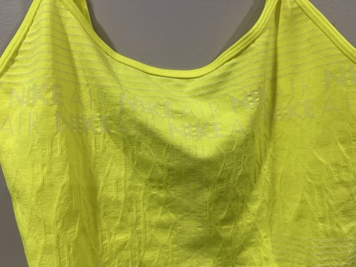 Nike Women’s Yellow One Piece Bodysuit Solid Logo Wireless Compr - photo 4