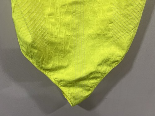 Nike Women’s Yellow One Piece Bodysuit Solid Logo Wireless Compr - photo 5