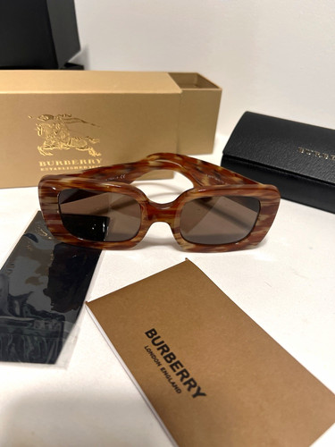 Burberry B 4377 Women's Oversized Rectangle Sunglasses