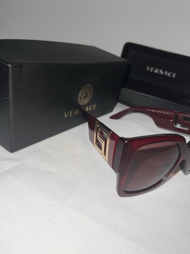Versace 4402 Women's Rectangle Sunglasses Red Plastic - photo 5