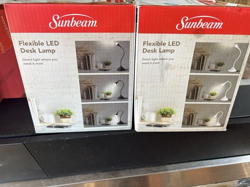Sunbeam 20in Flexible Gooseneck LED Desk Lamp (2 for $25) - photo 3