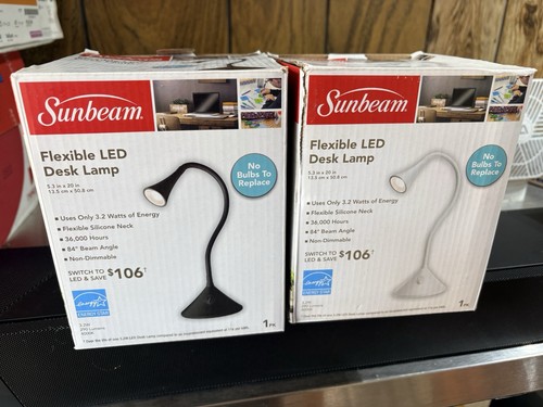 Sunbeam 20in Flexible Gooseneck LED Desk Lamp (2 for $25) - photo 4
