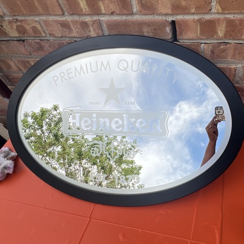 Heineken Premium Quality Est. 1873 Oval Bar Mirror - photo 5